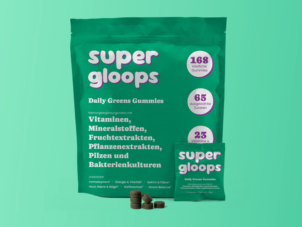 Rundum gut versorgt. Mit 6 leckeren Gummies