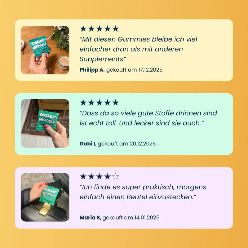 Supergloops | Vitamins · Superfoods · Gummies