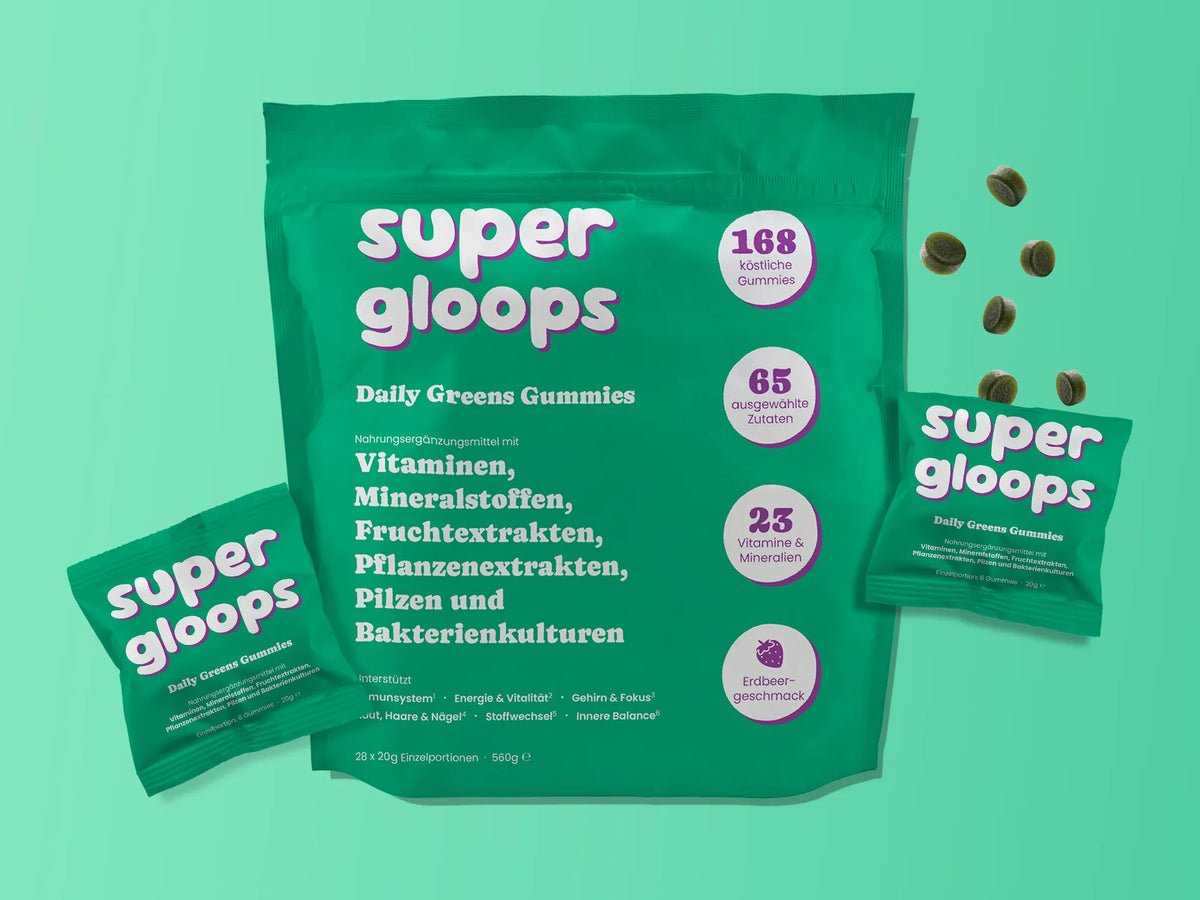 Rundum gut versorgt. Mit 6 leckeren Gummies